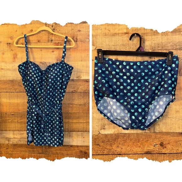 Blaire Vintage Polka Dot Swimsuit